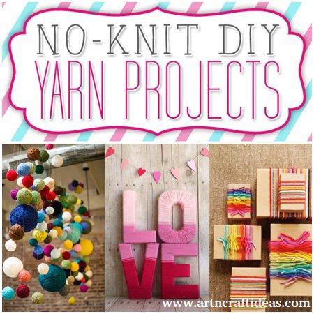 No Knit DIY Yarn Project featured