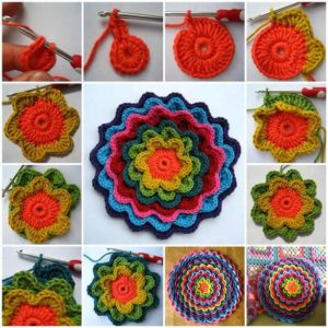 crochet pattern rangoli
