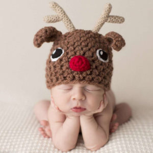 newborn babies christmas photoshoot knit crochet 9