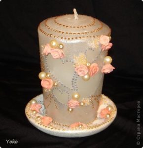 1.decorative wedding candle