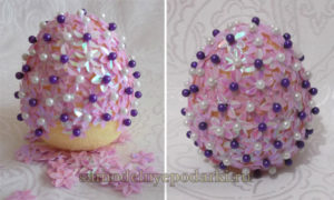 Easter eggs with sequins 9