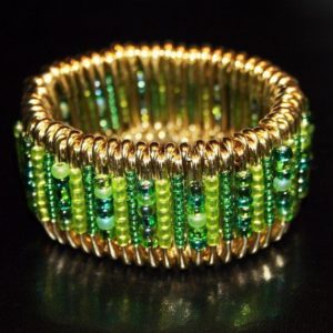 Elegant beaded pin bracelets 8