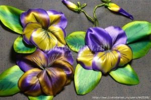 Embroidery pansy flower 29