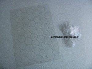 Hexagons Stitching and Plaid F