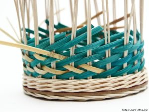 How to basket woven of twigs 15