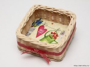 How to basket woven of twigs 2