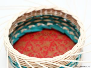 How to basket woven of twigs 25