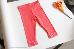 How to sew a simple leggings for kids 2
