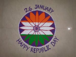 Republic Day Rangoli Design 5