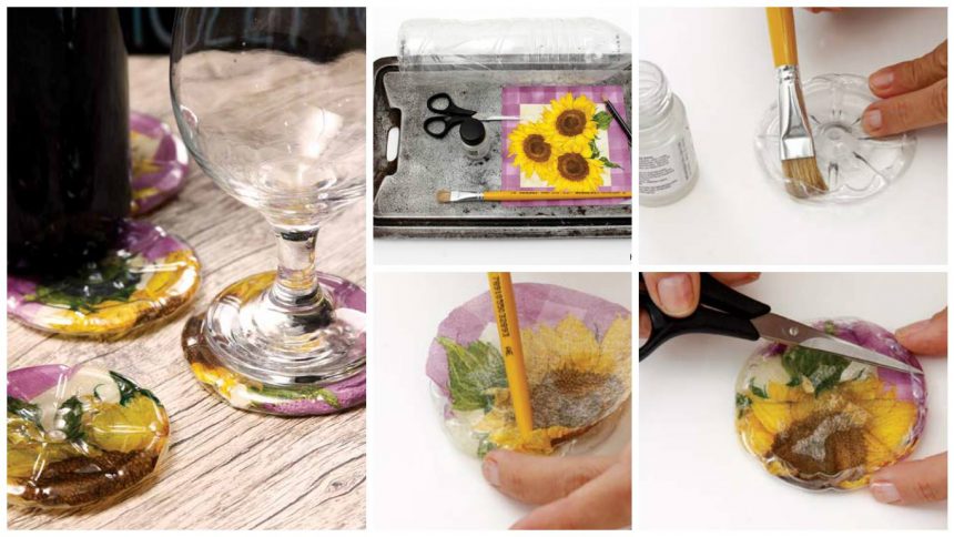 coasters out of plastic bottles 1