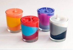 color aromatic candles 2