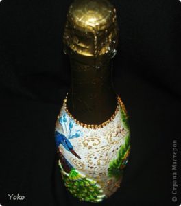 decorative peacock bottle 25