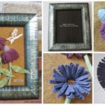 How to make flower art panels of felt – Step By Step