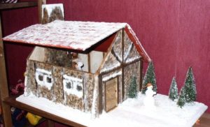 miniature alpine hut. 20