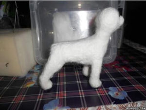 needle felted puppy 11
