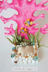 organizer for jewelry in the form of coral 45