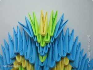 origami peacock 40