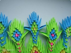 origami peacock 48