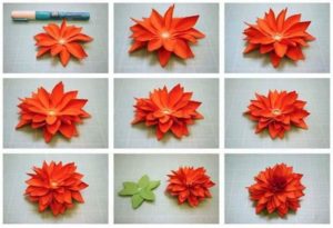 paper flower step by step 17