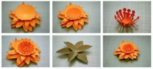 paper flower step by step 3