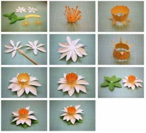 paper flower step by step 7