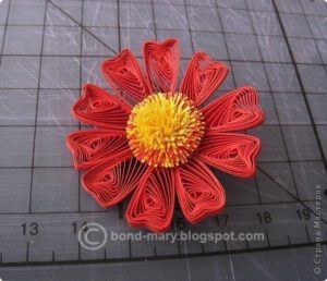 quilling cosmos w