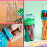 ORGANIZER AND PENCIL CASE OUT OF PLASTIC BOTTLE 1