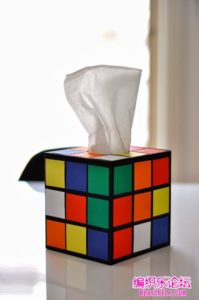 Rubik’s Cube Tissue Box Cover 9