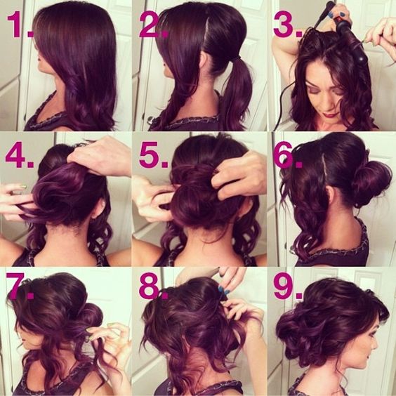 Latest Long Hair step by step hairstyles for Girls - Art & Craft Ideas