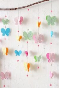 Butterflies in a spring decor 7