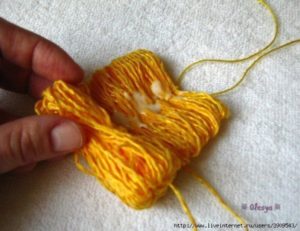 Cotton yarn flower 8
