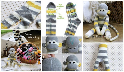 How To Make Monkeys From Old Socks featured
