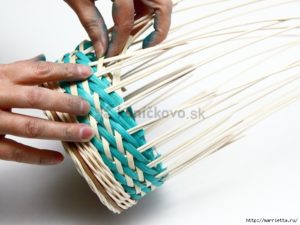 How to basket woven of twigs 16