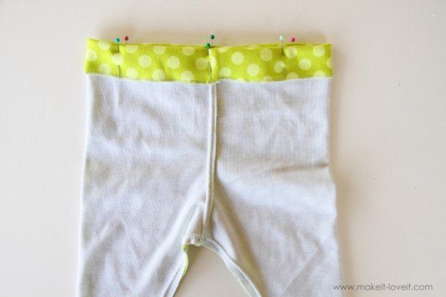 How to sew a simple leggings for kids - Art & Craft Ideas