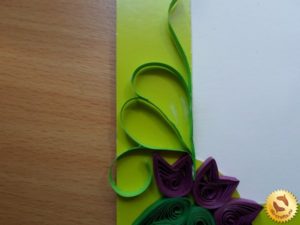 Quilling frame of cardboard with his own hands for a photo 30