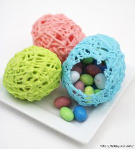 bright colored Easter ideya chocolate eggs 2a