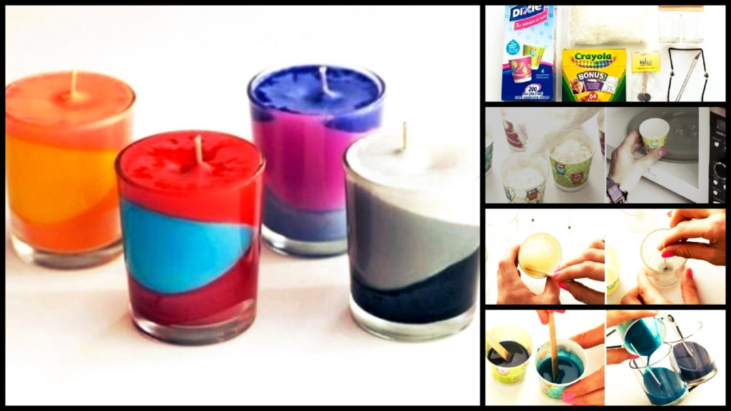 color aromatic candles 1