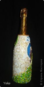 decorative peacock bottle 21