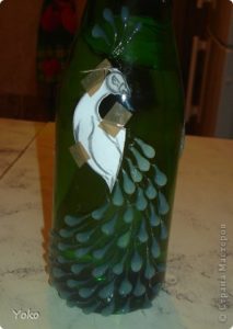 decorative peacock bottle 8