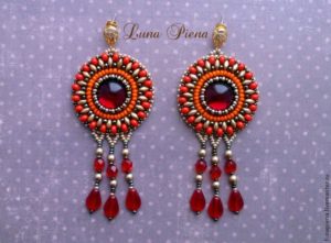 earrings in oriental style 25