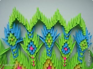 origami peacock 50
