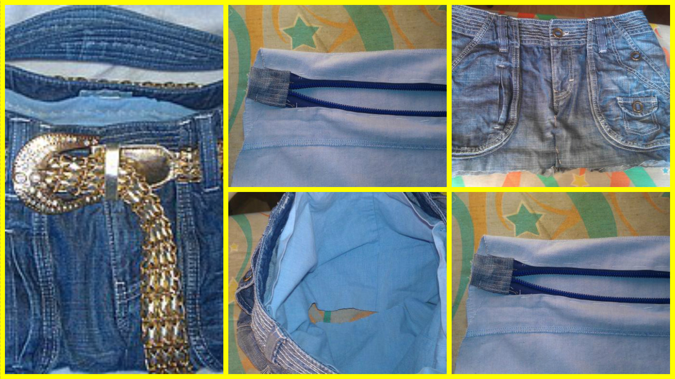 bag made of old jeans 1