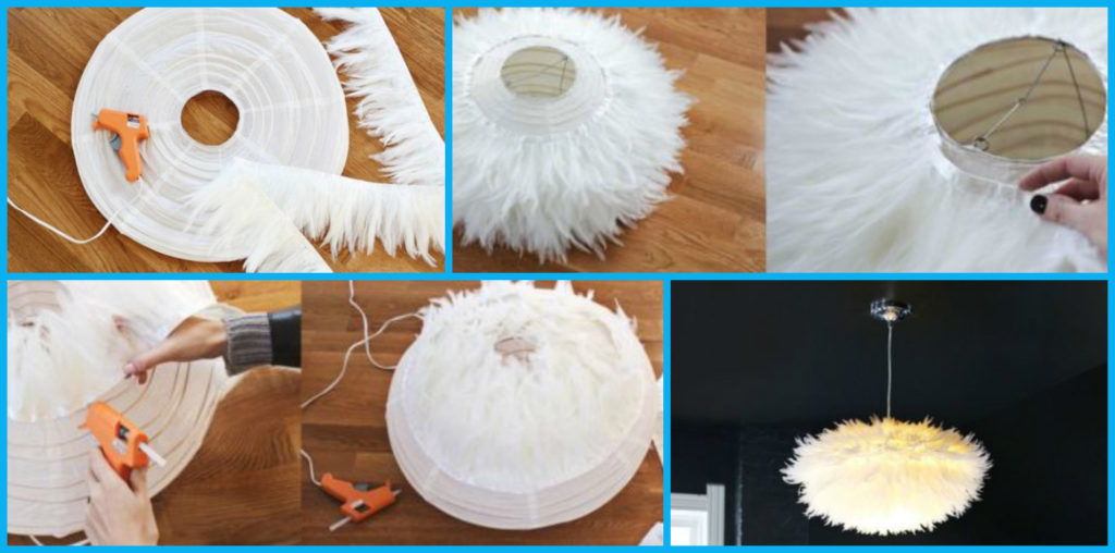 decorate a lamp of rice paper 1