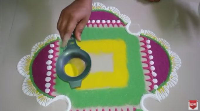 Multocolored Rangoli Beautiful multicolored rangoli designs – Art & Craft Ideas