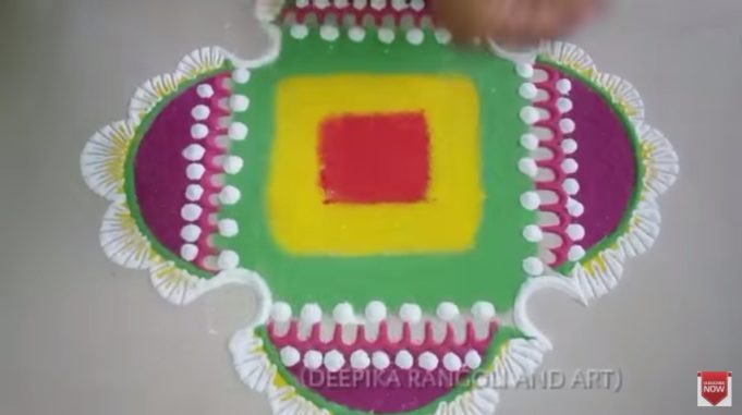 Multocolored Rangoli Beautiful multicolored rangoli designs – Art & Craft Ideas