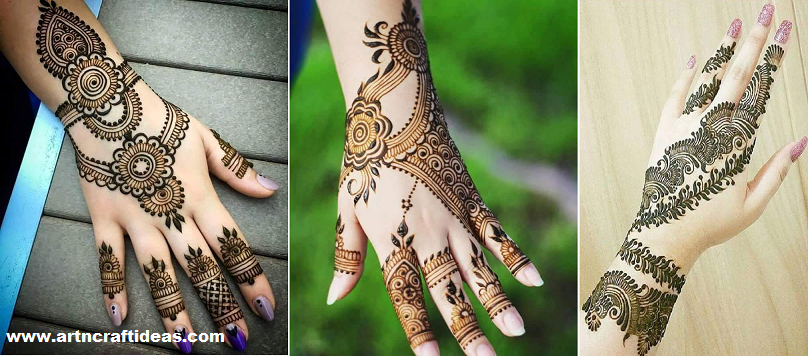 30 Easy Henna Mehndi Designs for every occasion - Art & Craft Ideas