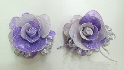 Lavender Rose Flower Pin