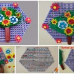 Paper quilling wall hanging design for room decoration
