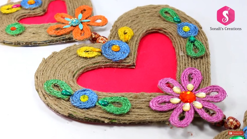 How to Make Wall Hanging from Jute - Art & Craft Ideas
