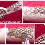 Beautiful 3D Arabic Henna Designs With The Help Of Bangle – Step By Step (Tutorial)